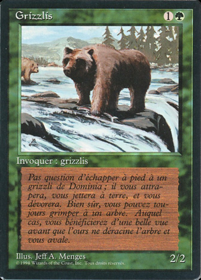Grizzly Bears [Foreign Black Border] | Game Grid - Logan