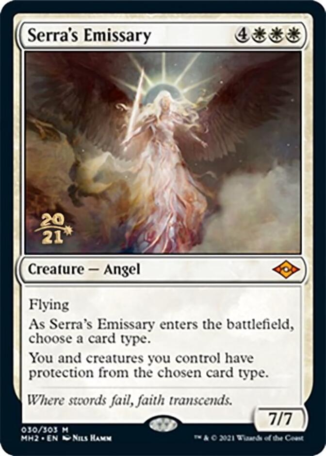 Serra's Emissary [Modern Horizons 2 Prerelease Promos] | Game Grid - Logan