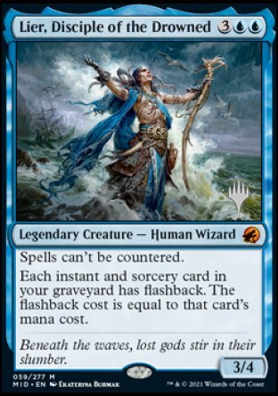 Lier, Disciple of the Drowned (Promo Pack) [Innistrad: Midnight Hunt Promos] | Game Grid - Logan