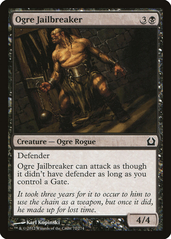 Ogre Jailbreaker [Return to Ravnica] | Game Grid - Logan