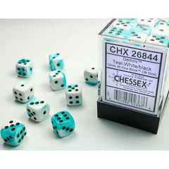 Chessex D6 Brick - Ghostly Glow (36 Count) | Game Grid - Logan