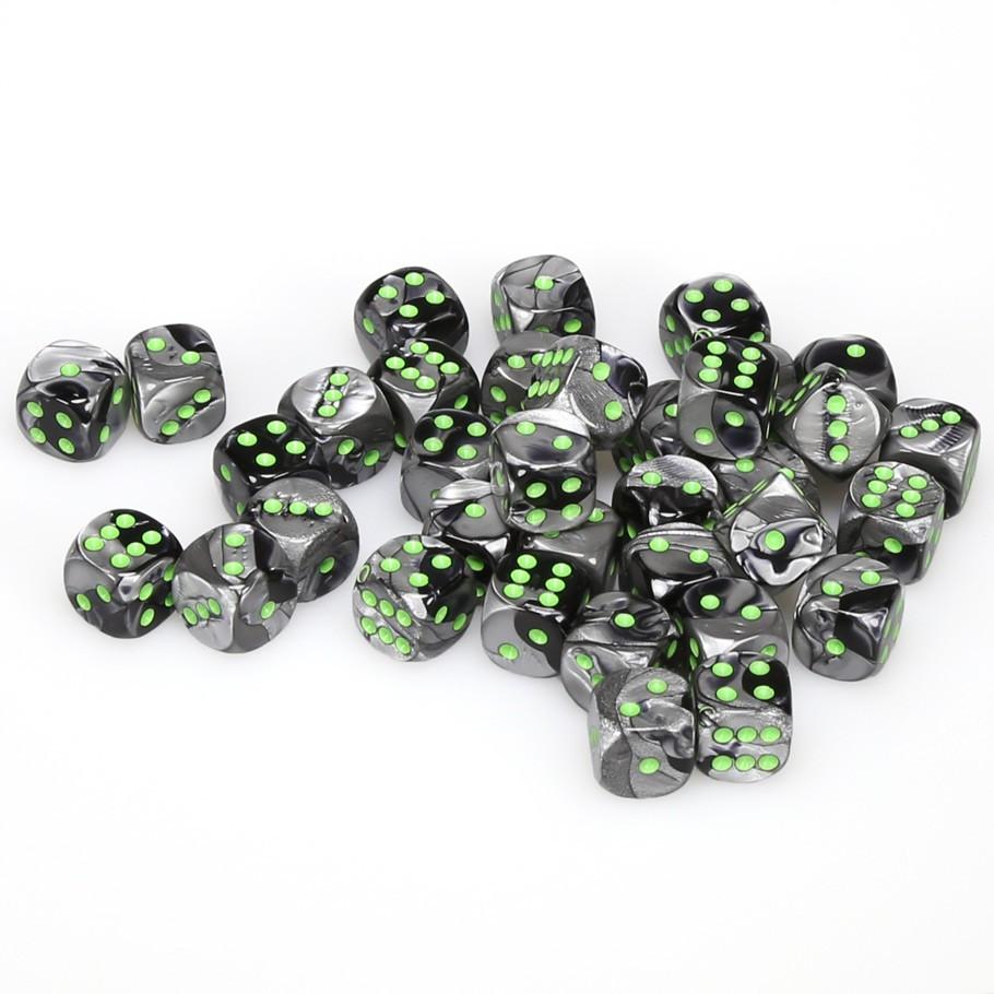 Chessex D6 Brick - Ghostly Glow (36 Count) | Game Grid - Logan