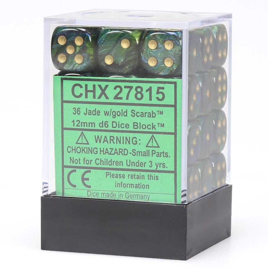 Chessex D6 Brick - Vortex (36 Count) | Game Grid - Logan