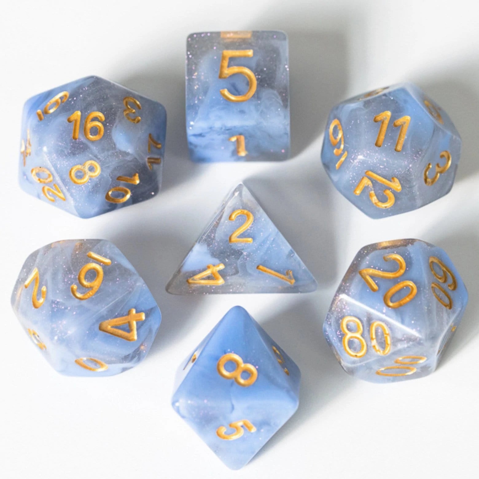 Cloudy Night RPG Dice Set | Game Grid - Logan