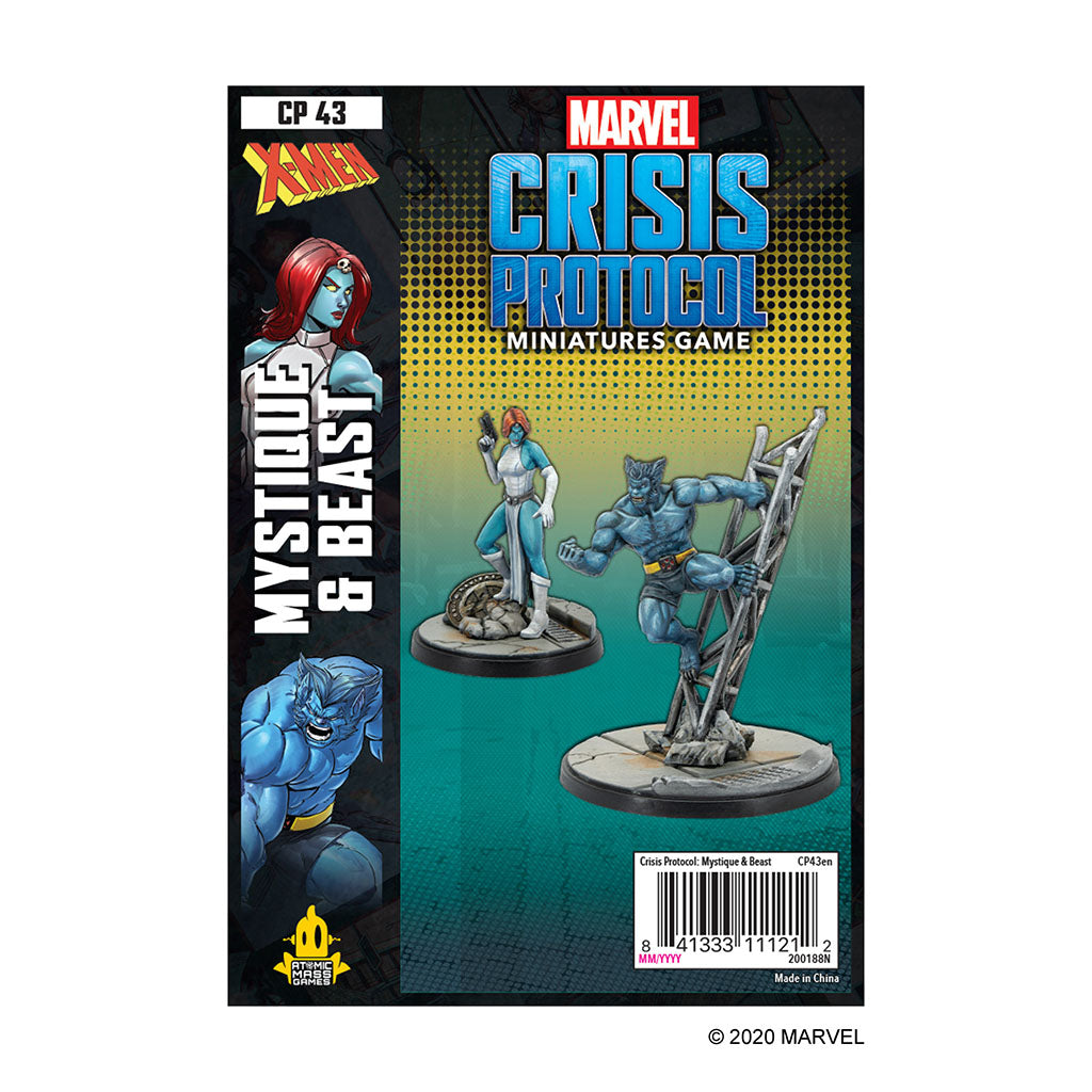 Marvel: Crisis Protocol - Mystique & Beast | Game Grid - Logan