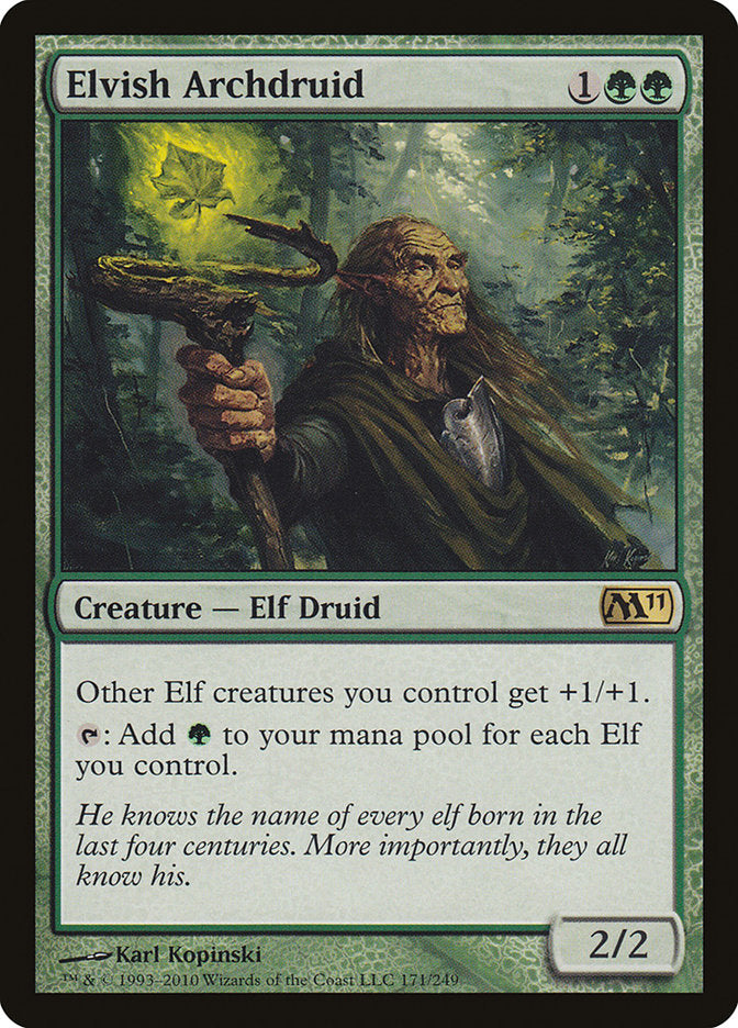 Elvish Archdruid [Magic 2011] | Game Grid - Logan