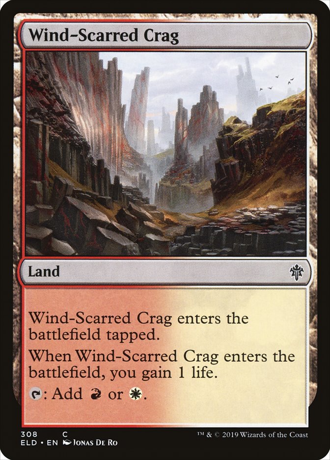 Wind-Scarred Crag [Throne of Eldraine] | Game Grid - Logan