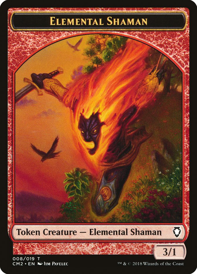 Elemental Shaman Token [Commander Anthology Volume II Tokens] | Game Grid - Logan