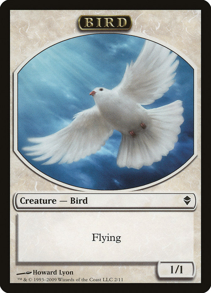 Bird Token [Zendikar Tokens] | Game Grid - Logan