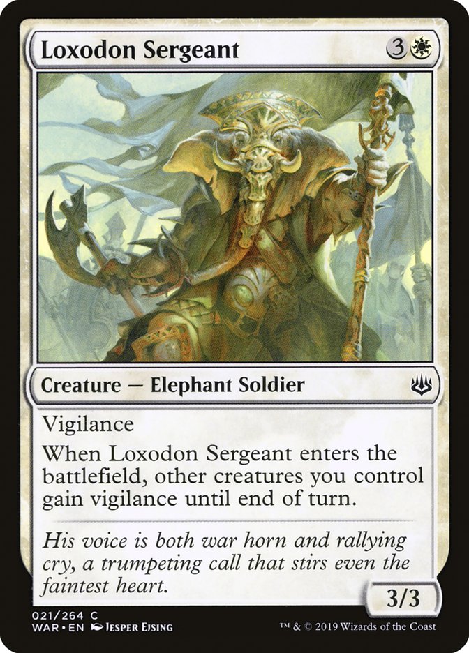 Loxodon Sergeant [War of the Spark] | Game Grid - Logan