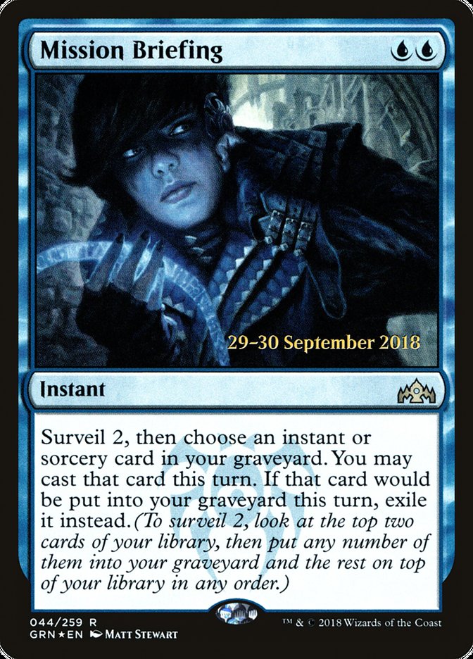 Mission Briefing [Guilds of Ravnica Prerelease Promos] | Game Grid - Logan