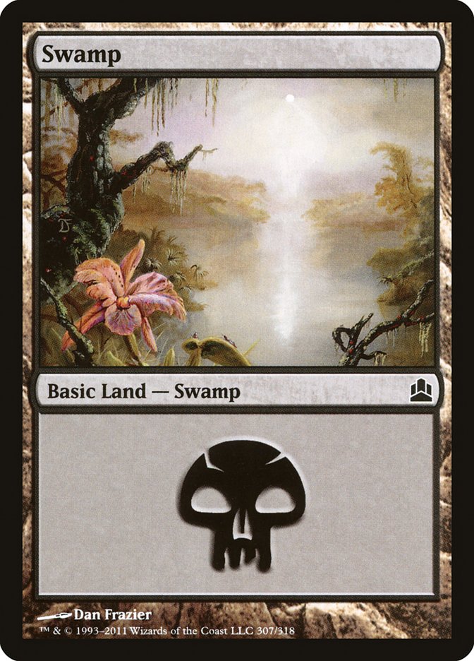 Swamp (307) [Commander 2011] | Game Grid - Logan