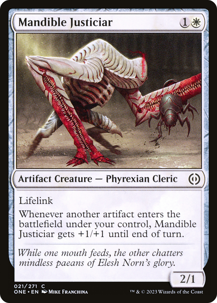 Mandible Justiciar [Phyrexia: All Will Be One] | Game Grid - Logan