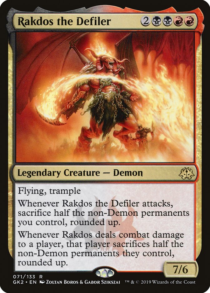 Rakdos the Defiler [Ravnica Allegiance Guild Kit] | Game Grid - Logan