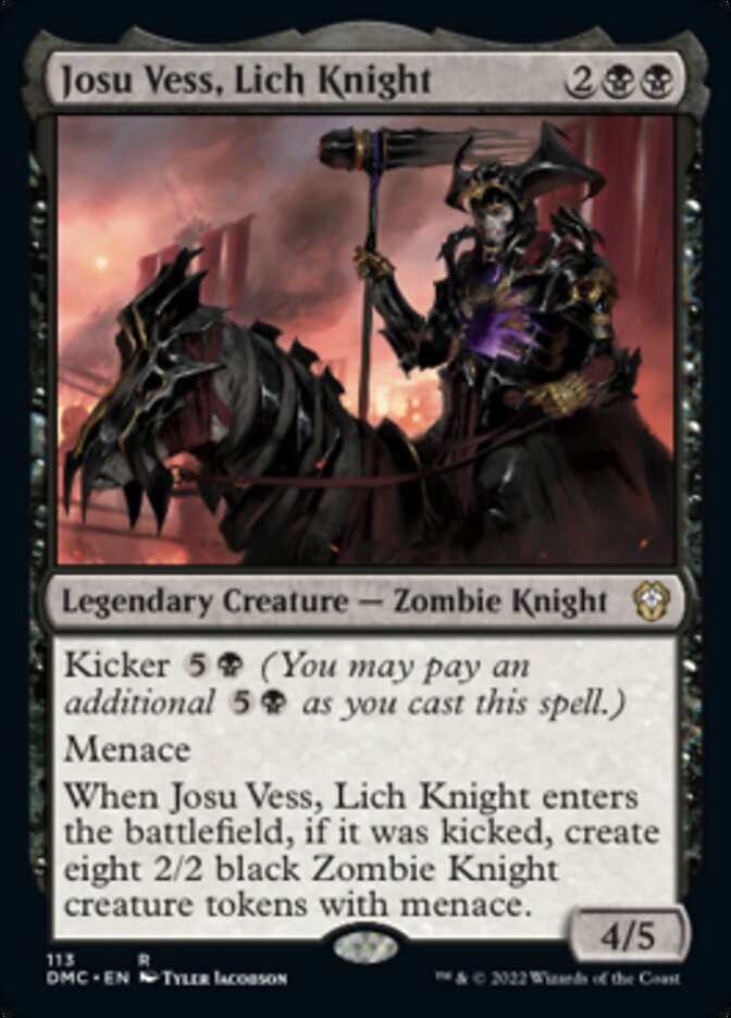 Josu Vess, Lich Knight [Dominaria United Commander] | Game Grid - Logan