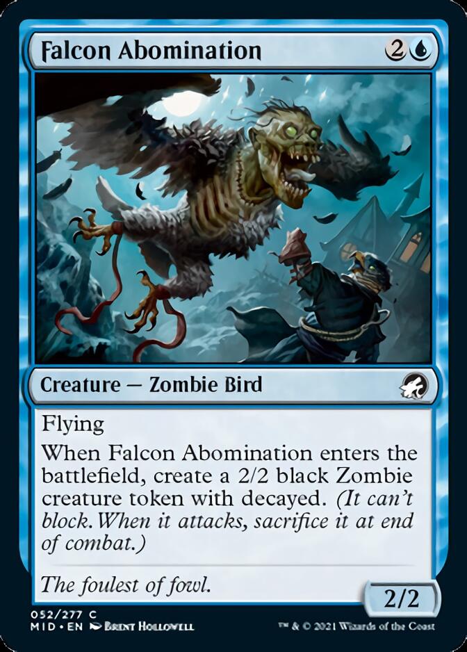 Falcon Abomination [Innistrad: Midnight Hunt] | Game Grid - Logan