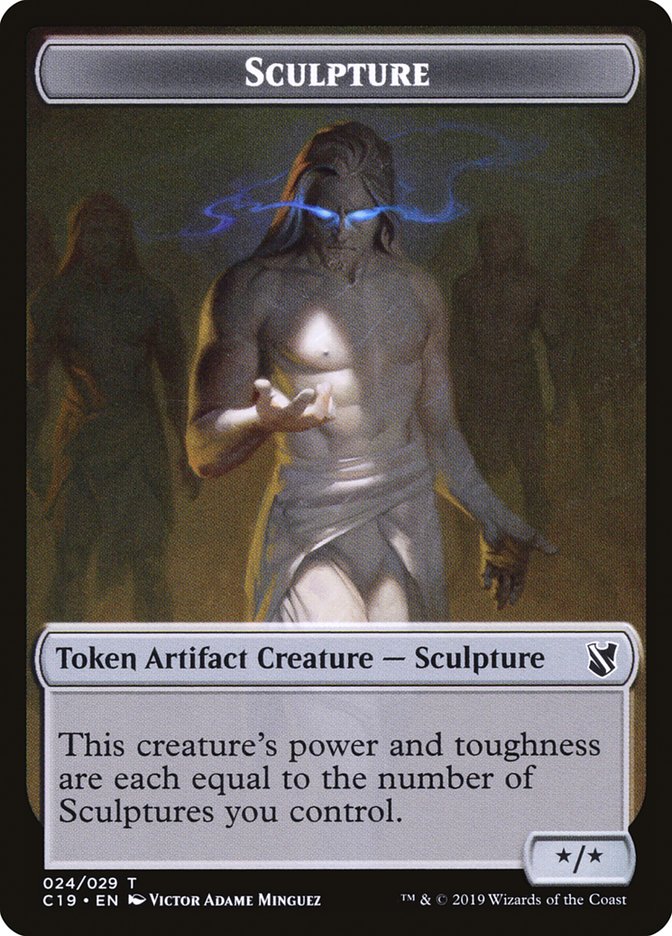 Sculpture Token [Commander 2019 Tokens] | Game Grid - Logan