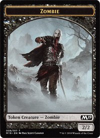 Zombie // Goblin Double-Sided Token (Game Night) [Core Set 2019 Tokens] | Game Grid - Logan