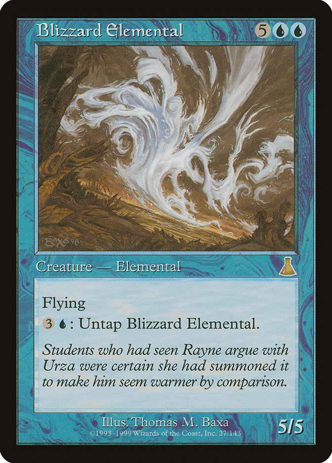 Blizzard Elemental [Urza's Destiny] | Game Grid - Logan