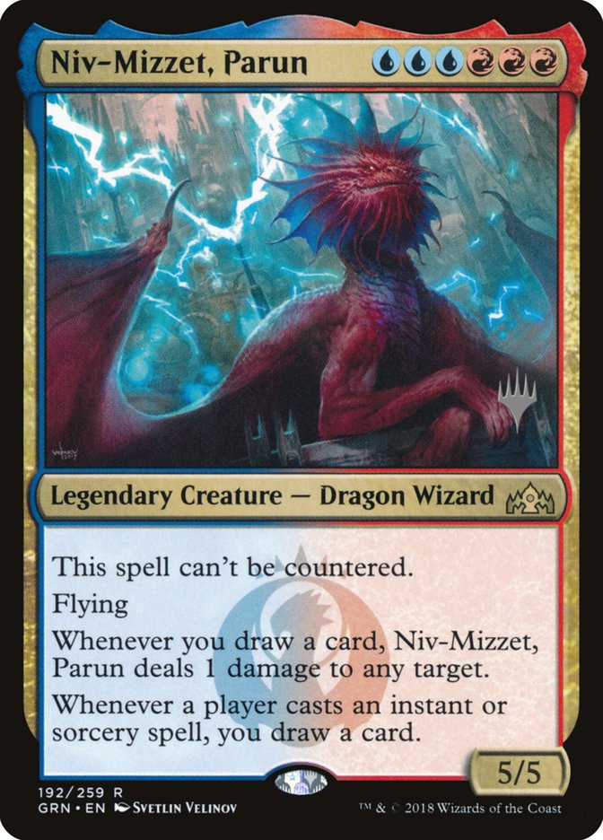 Niv-Mizzet, Parun (Promo Pack) [Guilds of Ravnica Promos] | Game Grid - Logan