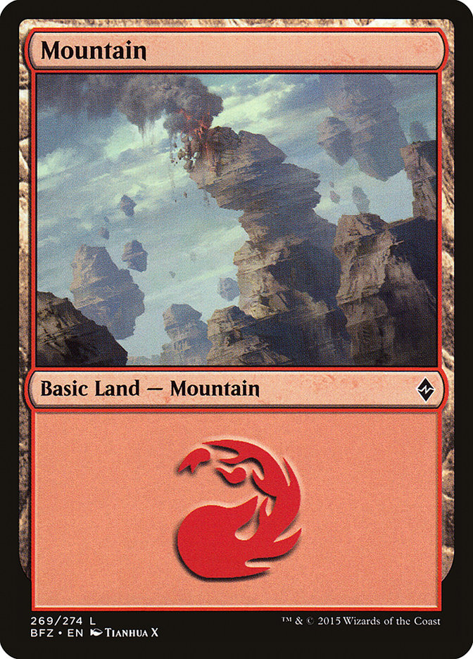 Mountain (269a) [Battle for Zendikar] | Game Grid - Logan