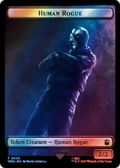 Human Rogue // Cyberman Double-Sided Token (Surge Foil) [Doctor Who Tokens] | Game Grid - Logan