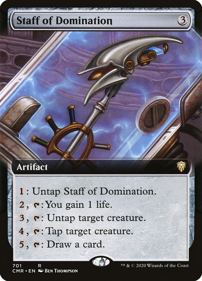 Staff of Domination (Extended Art) [Commander Legends] | Game Grid - Logan