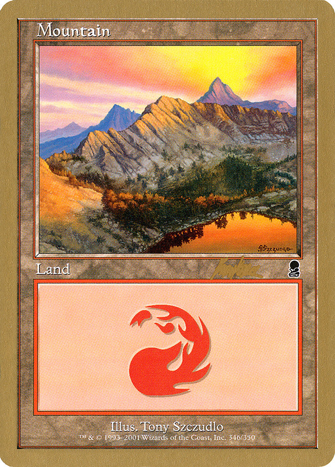 Mountain (bk346) (Brian Kibler) [World Championship Decks 2002] | Game Grid - Logan