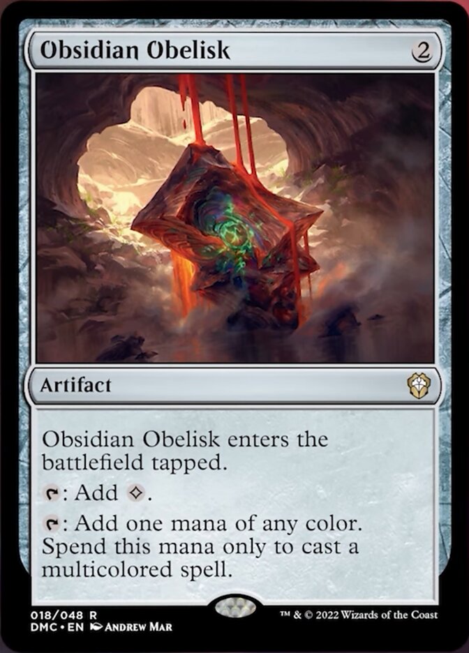 Obsidian Obelisk [Dominaria United Commander] | Game Grid - Logan