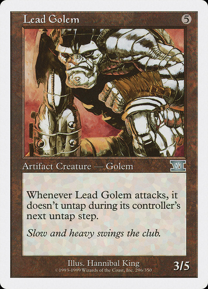 Lead Golem [Classic Sixth Edition] | Game Grid - Logan