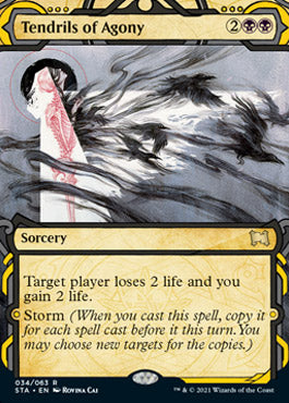 Tendrils of Agony (Foil Etched) [Strixhaven: School of Mages Mystical Archive] | Game Grid - Logan