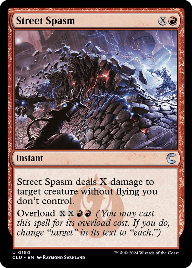 Street Spasm [Ravnica: Clue Edition] | Game Grid - Logan