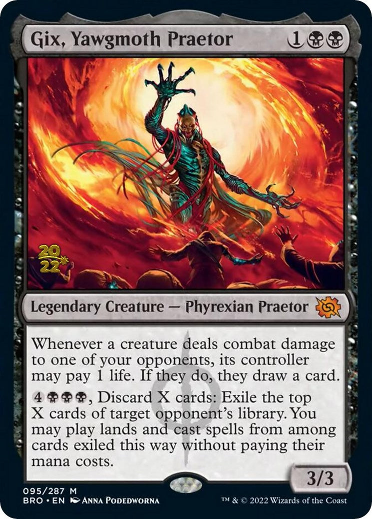 Gix, Yawgmoth Praetor [The Brothers' War Prerelease Promos] | Game Grid - Logan