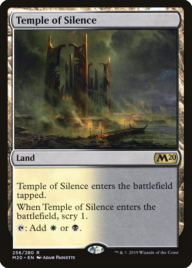 Temple of Silence [Core Set 2020] | Game Grid - Logan