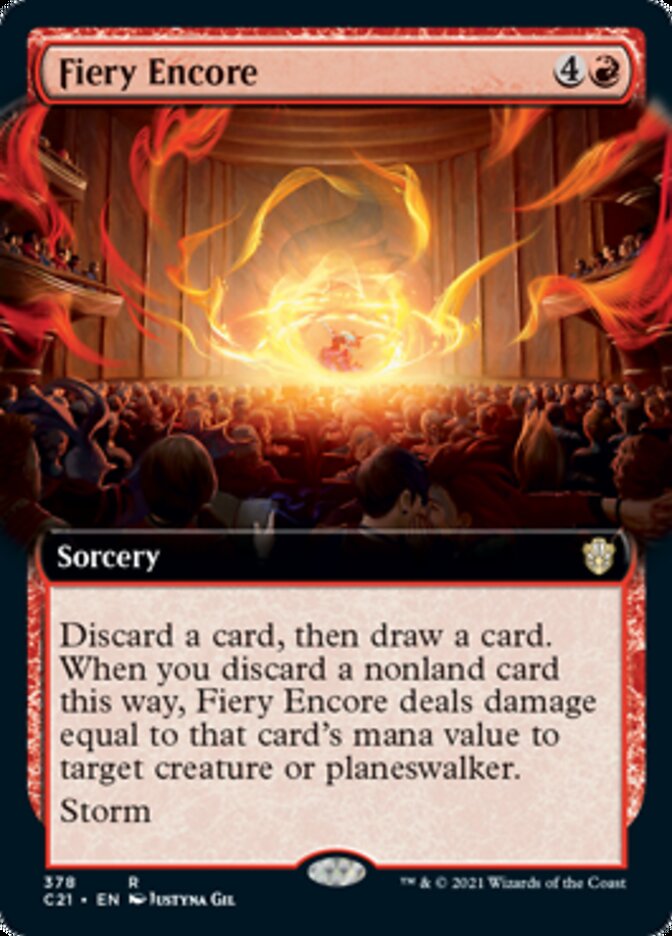 Fiery Encore (Extended Art) [Commander 2021] | Game Grid - Logan