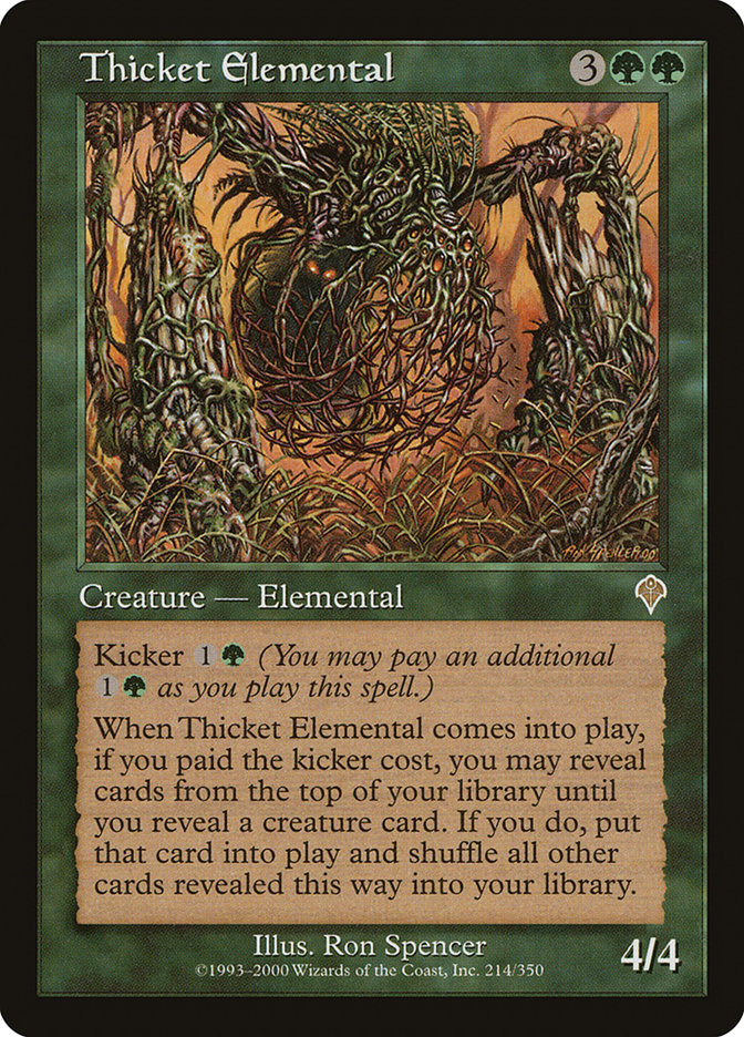 Thicket Elemental [Invasion] | Game Grid - Logan