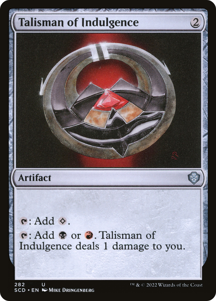 Talisman of Indulgence [Starter Commander Decks] | Game Grid - Logan