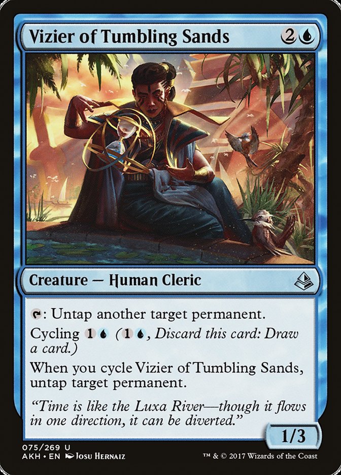 Vizier of Tumbling Sands [Amonkhet] | Game Grid - Logan