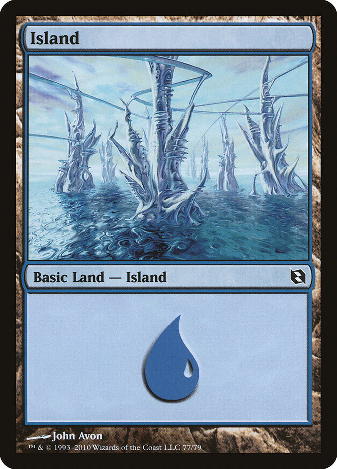 Island (77) [Duel Decks: Elspeth vs. Tezzeret] | Game Grid - Logan