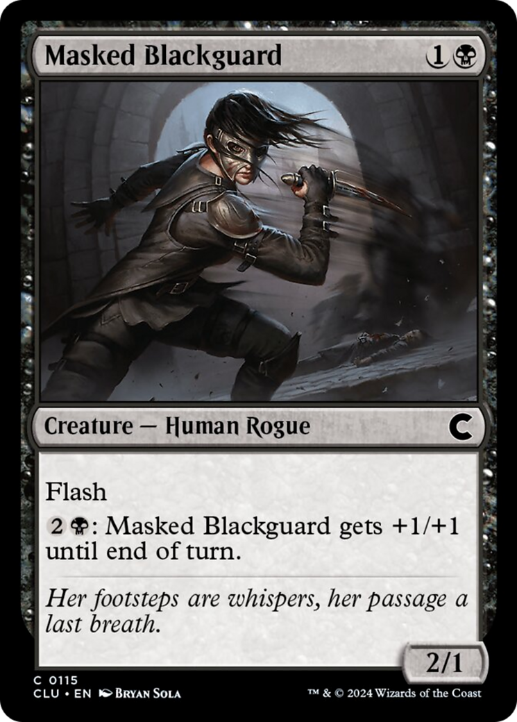 Masked Blackguard [Ravnica: Clue Edition] | Game Grid - Logan