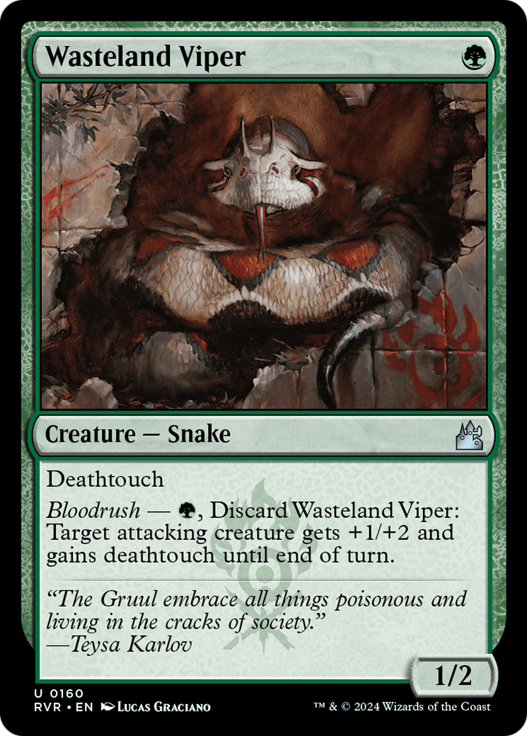 Wasteland Viper [Ravnica Remastered] | Game Grid - Logan