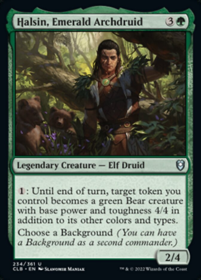 Halsin, Emerald Archdruid [Commander Legends: Battle for Baldur's Gate] | Game Grid - Logan