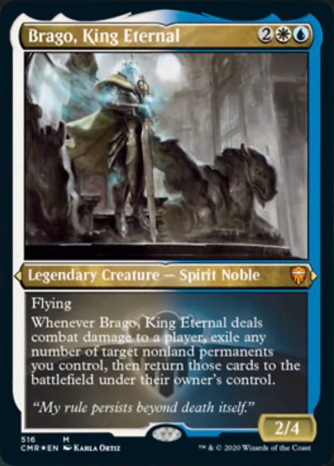 Brago, King Eternal (Etched) [Commander Legends] | Game Grid - Logan