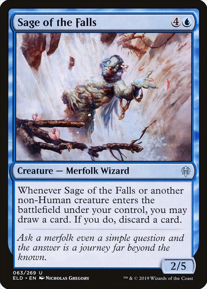 Sage of the Falls [Throne of Eldraine] | Game Grid - Logan