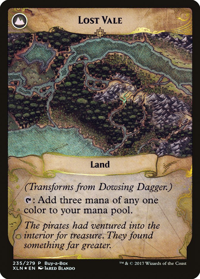 Dowsing Dagger // Lost Vale (Buy-A-Box) [Ixalan Treasure Chest] | Game Grid - Logan