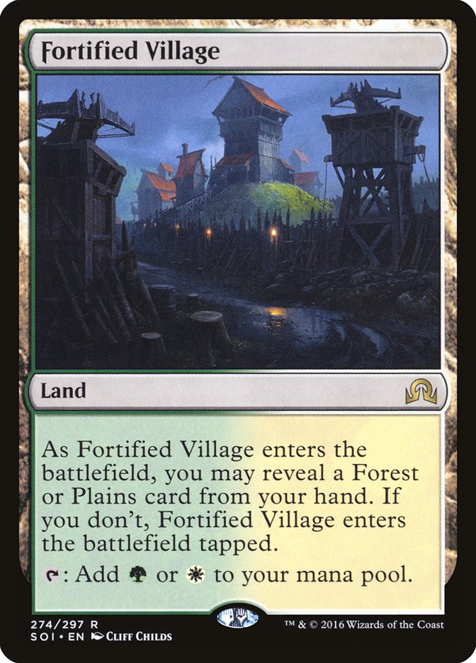 Fortified Village [Shadows over Innistrad] | Game Grid - Logan