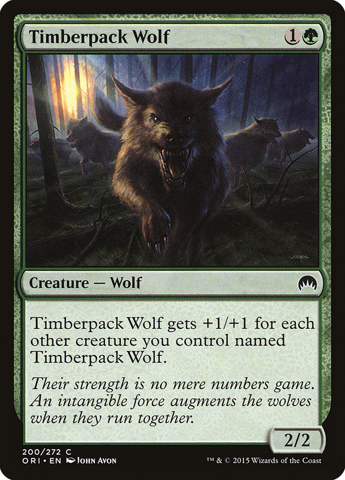 Timberpack Wolf [Magic Origins] | Game Grid - Logan