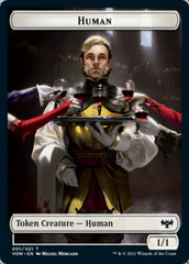 Human (001) // Spirit Cleric Double-Sided Token [Innistrad: Crimson Vow Tokens] | Game Grid - Logan