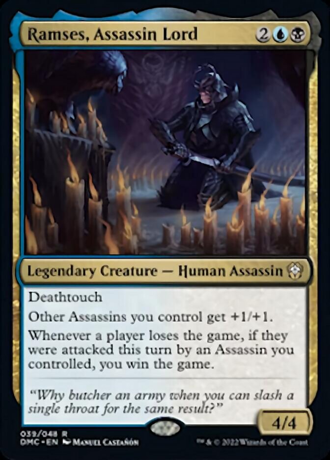 Ramses, Assassin Lord [Dominaria United Commander] | Game Grid - Logan
