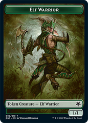 Bird Illusion // Elf Warrior Double-Sided Token [Game Night: Free-for-All Tokens] | Game Grid - Logan